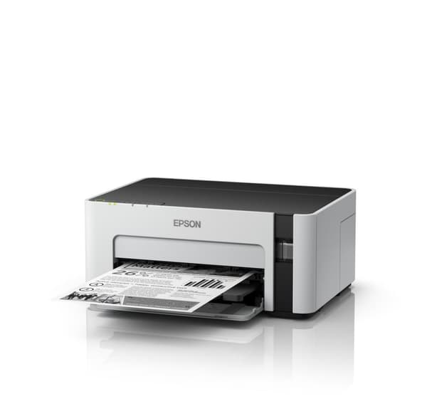 Epson EcoTank M1120 - 15 000 sidor per månad - 1440 x 720 DPI - ESC P,ESC/PR,GDI - svart - pappersfack - pigmentbaserat bläck (C11CG96403)