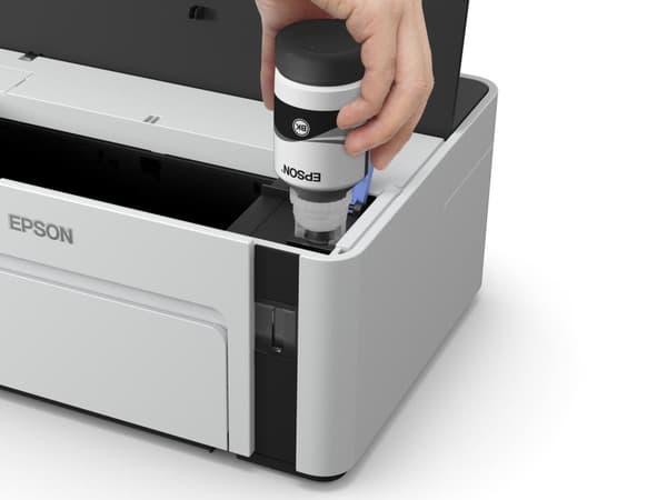 Epson EcoTank M1120 - 15 000 sidor per månad - 1440 x 720 DPI - ESC P,ESC/PR,GDI - svart - pappersfack - pigmentbaserat bläck (C11CG96403)