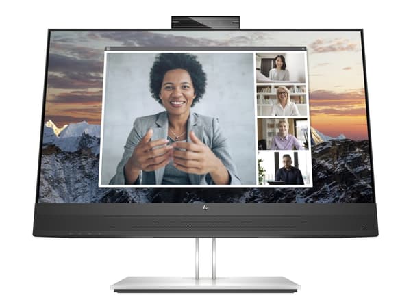 HP E24m G4 Conferencing - E-Series - LED-skjerm - 24" (23.8" synlig) - 1920 x 1080 Full HD (1080p) @ 75 Hz - IPS - 300 cd/m² - 1000:1 - 5 ms - HDMI,