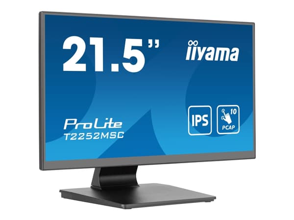 IIYAMA TFT T2252MSC 54.5cm TOUCH IPS 21.5''/1920x1080/10-dot/HDMI/DP/USB /HDMI/DP/USB