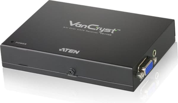 ATEN VanCryst VE170R Cat 5 Audio/Video Receiver Unit - udvidelse til video/audio - op til 300 m (VE170R-AT-G)