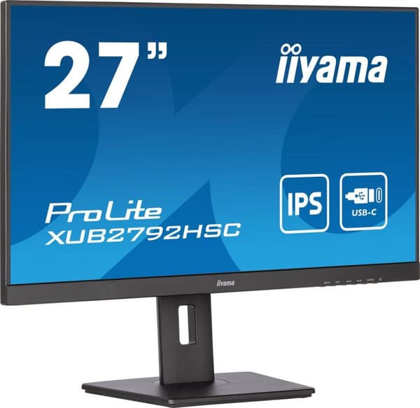 iiyama ProLite XUB2792HSC-B5 LED-näyttö 68,6 cm (27") 1920 x 1080 pikseliä Full HD Black [Energialuokka E] (XUB2792HSC-B5)