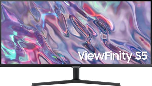 Samsung ViewFinity S5 S50GC 86,4 cm (34") 3440 x 1440 pixels UltraWide Quad HD LED Sort [Energiklasse G] (LS34C500GAUXEN)