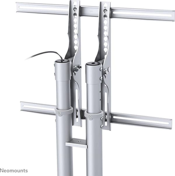 Neomounts by Newstar PLASMA-M1800E - Vagn - för plattskärm / AV-utrustning - silver - skärmstorlek: 68,6-152,4 cm (27"-70")