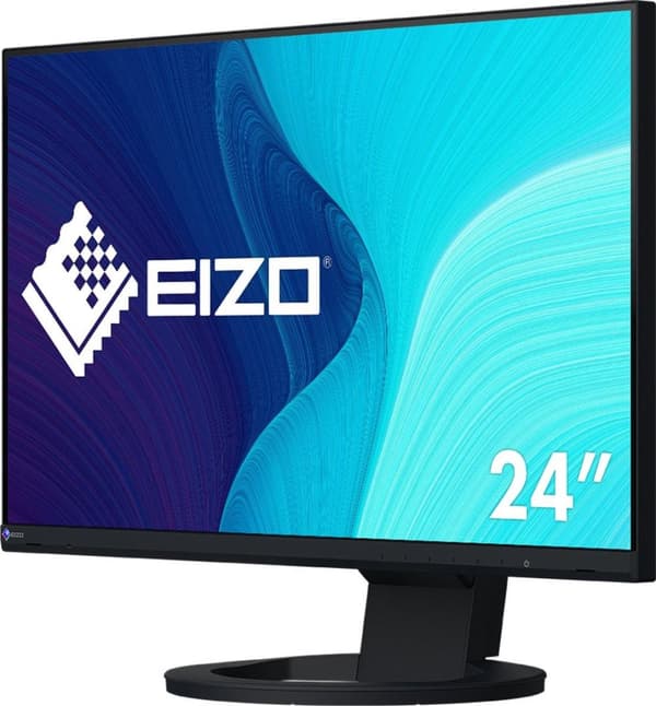 EIZO FlexScan EV2490-BK Datorskärm 60,5 cm (23,8") 1920 x 1080 pixlar Full HD LED Svart (EV2490-BK)