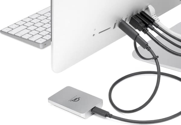 OWC 2TB Envoy Pro Elektron ultrakompakti USB-C 10Gb/s pölyn- ja vedenkestävä luja - Luku/kirjoitus yli 1000MB/s (OWCENVPK02)