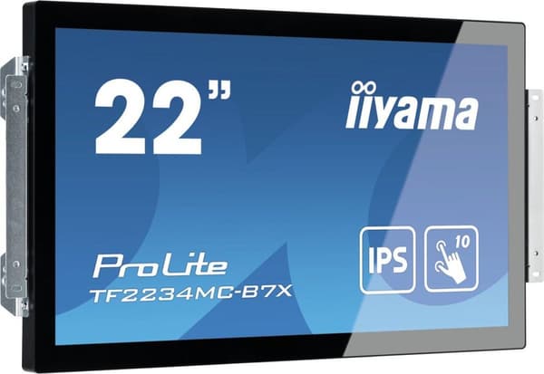 iiyama ProLite TF2234MC-B7X - LED-skärm - 55,9 cm (22") (21,5" synlig) - öppen ram - pekskärm - 1920 x 1080 Full HD (1080p) @ 60 Hz - IPS - 350 cd/m²