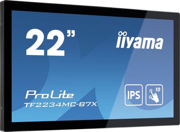 iiyama ProLite TF2234MC-B7X - LED-skärm - 55,9 cm (22") (21,5" synlig) - öppen ram - pekskärm - 1920 x 1080 Full HD (1080p) @ 60 Hz - IPS - 350 cd/m²