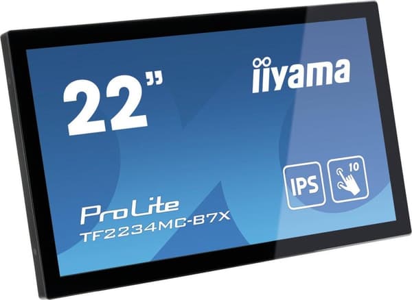 iiyama ProLite TF2234MC-B7X - LED-skärm - 55,9 cm (22") (21,5" synlig) - öppen ram - pekskärm - 1920 x 1080 Full HD (1080p) @ 60 Hz - IPS - 350 cd/m²