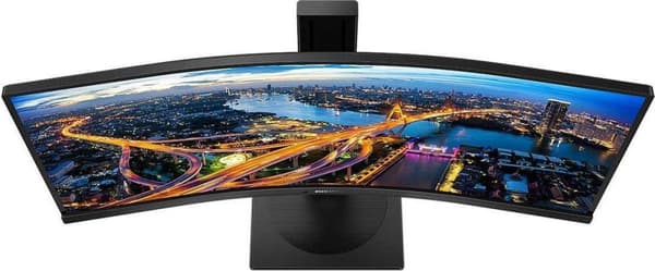 PHILIPS 346B1C/00 86,36 cm 86,40 cm (34") 3440x1440 UWQHD Curved 1500 R RJ45 21:9 Sort [Energiklasse G] (346B1C/00)
