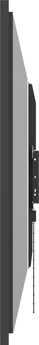 Vision VFM-W10X6 - Heavy Duty - Väggfäste för mediaspelare / LCD-skärm - Kallvalsat stål - Svart - Skärmstorlek: 140-213 cm (55"-90")