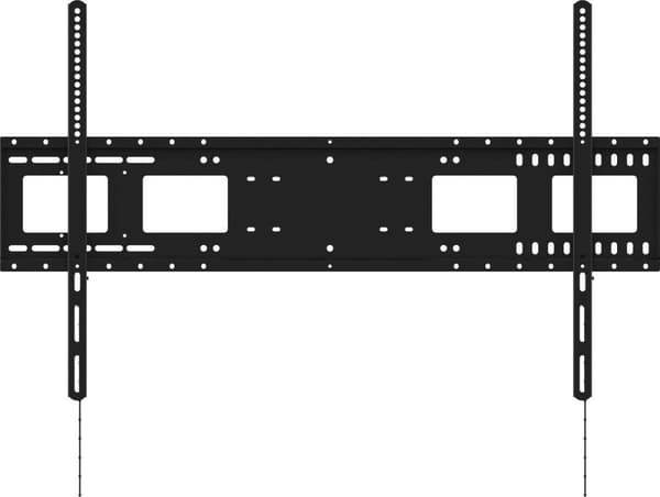 Vision VFM-W10X6 - Heavy Duty - Väggfäste för mediaspelare / LCD-skärm - Kallvalsat stål - Svart - Skärmstorlek: 140-213 cm (55"-90")