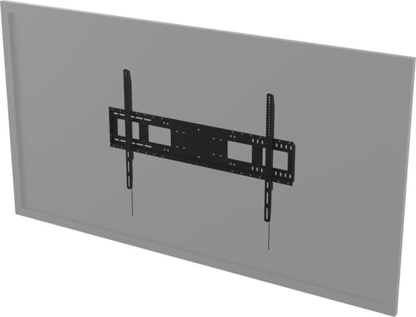 Vision VFM-W10X6 - Heavy Duty - Väggfäste för mediaspelare / LCD-skärm - Kallvalsat stål - Svart - Skärmstorlek: 140-213 cm (55"-90")