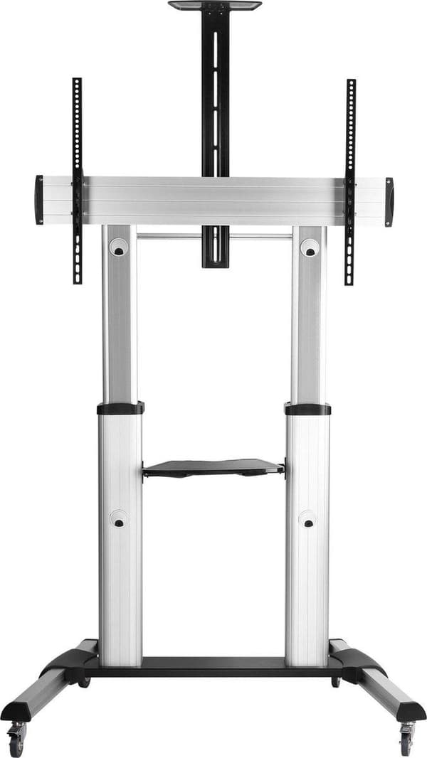 Equip Pro - Cart - för LCD-TV - plast, aluminium, stål - svart, silver - skärmstorlek: 152,4-254 cm (60"-100")