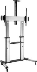 Miniatyrbild 1 av 6: Equip Pro - Cart - för LCD-TV - plast, aluminium, stål - svart, silver - skärmstorlek: 152,4-254 cm (60"-100")