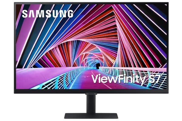 Samsung ViewFinity S7 S27A706NWP - S70A series - LED-skärm - 27" - 3840 x 2160 4K @ 60 Hz - IPS - 300 cd/m² - 1000:1 - HDR10 - 5 ms - HDMI, DisplayPo