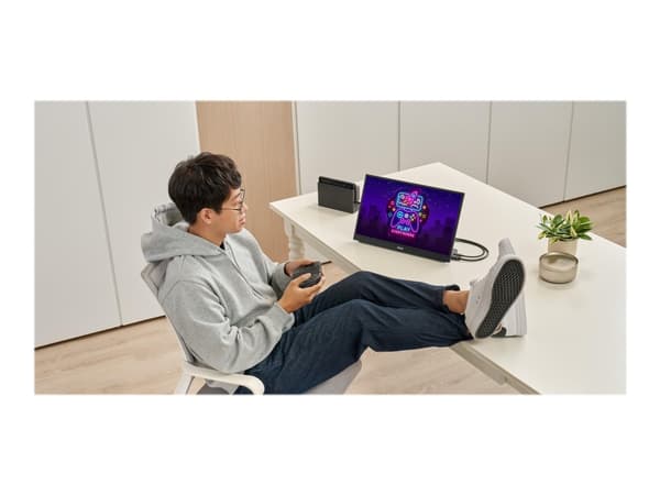 ASUS ZenScreen MB17AHG - LED-skärm - 17.3" (17" visbar) - bärbar - 1920 x 1080 Full HD (1080p) @ 144 Hz - IPS - 300 cd/m² - 800:1 - 5 ms - HDMI, 2xUS