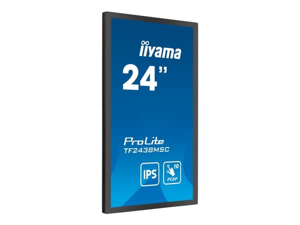 iiyama ProLite TF2438MSC-B1 - LED-skjerm - 24" (23.8" synlig) - åpen ramme - berøringsskjerm - 1920 x 1080 Full HD (1080p) - IPS - 600 cd/m² - 1000:1