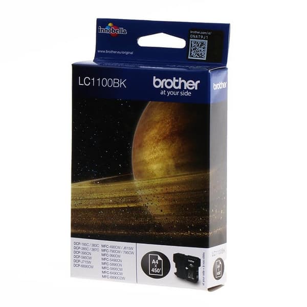Brother Blekk LC1100BK LC-1100 Svart