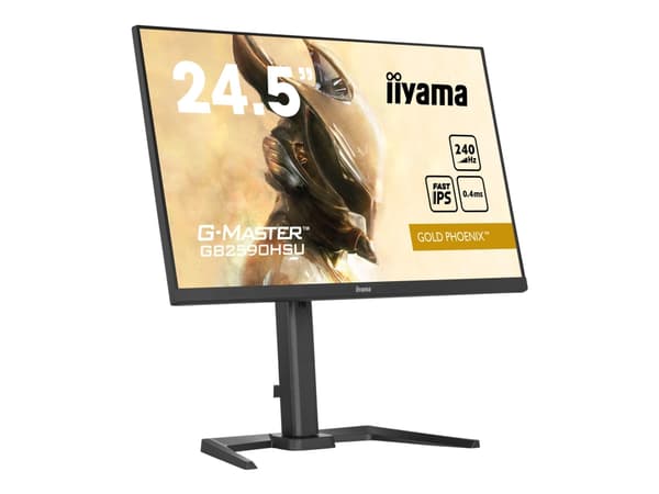 iiyama G-MASTER GB2590HSU-B5 - LED-skärm - 24.5" - 1920 x 1080 Full HD (1080p) @ 240 Hz - Fast IPS - 400 cd/m² - 1000:1 - HDR400 - 0.4 ms - HDMI, Dis