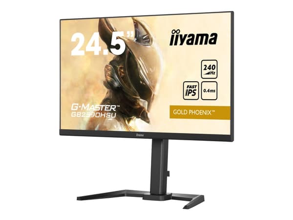 iiyama G-MASTER GB2590HSU-B5 - LED-skärm - 24.5" - 1920 x 1080 Full HD (1080p) @ 240 Hz - Fast IPS - 400 cd/m² - 1000:1 - HDR400 - 0.4 ms - HDMI, Dis