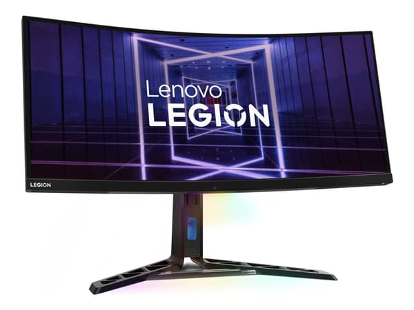 Lenovo Legion Y34wz-30 - LED-skärm - böjd - 34" - 3440 x 1440 UWQHD @ 165 Hz - VA - 1200 cd/m² - 3000:1 - DisplayHDR 1000 - 1 ms - 2xHDMI, DisplayPor