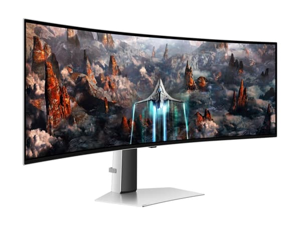 Samsung Odyssey OLED G9 S49CG934SU - G93SC Series - OLED-monitor - spel - böjd - 49" - 5120 x 1440 Dual Quad HD @ 240 Hz - 250 cd/m² - 1000000:1 - Di