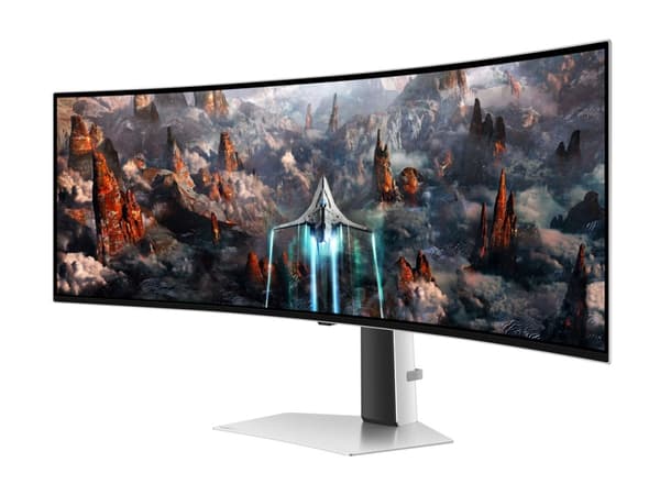 Samsung Odyssey OLED G9 S49CG934SU - G93SC Series - OLED-monitor - spel - böjd - 49" - 5120 x 1440 Dual Quad HD @ 240 Hz - 250 cd/m² - 1000000:1 - Di