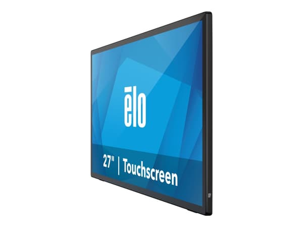 Elo 2770L - LCD-skärm - 27" - pekskärm - 1920 x 1080 Full HD (1080p) @ 60 Hz - 300 cd/m² - 1000:1 - 14 ms - HDMI, VGA, DisplayPort - högtalare - svar Svart