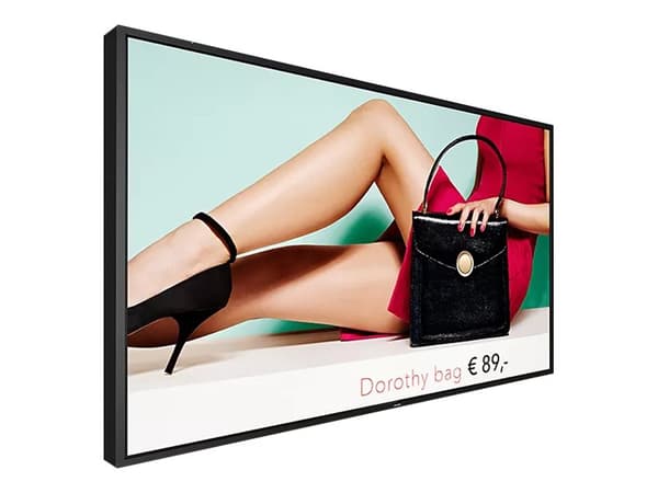 Philips 75BDL4003H - 75" Diagonalklasse (74.5" synlig) LED-bakgrunnsbelyst LCD-skjerm - intelligent skilting - Android - 4K UHD (2160p) 3840 x 2160 Sort
