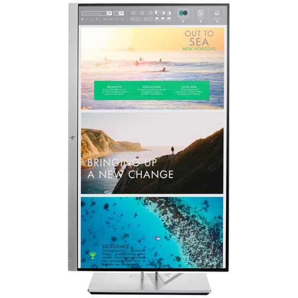 BEGAGNAD HP EliteDisplay E233 23" Full HD LED-skärm med IPS-panel, ergonomisk fot