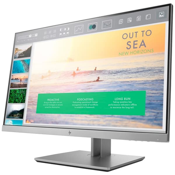 BEGAGNAD HP EliteDisplay E233 23" Full HD LED-skärm med IPS-panel, ergonomisk fot