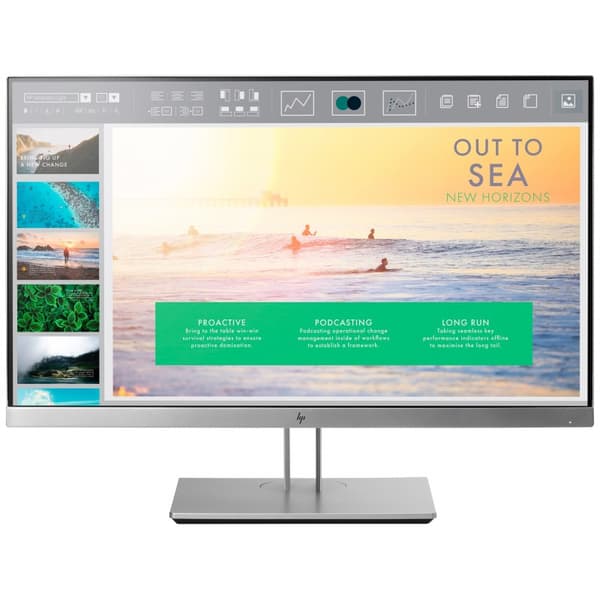 BEGAGNAD HP EliteDisplay E233 23" Full HD LED-skärm med IPS-panel, ergonomisk fot