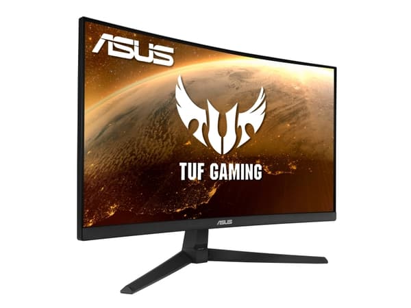 ASUS TUF Gaming VG24VQ1B - LED-skjerm - gaming - kurvet - 23.8" - 1920 x 1080 Full HD (1080p) @ 165 Hz - VA - 350 cd/m² - 3000:1 - 1 ms - HDMI, Displ