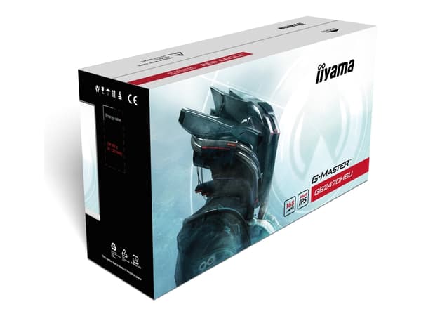iiyama G-MASTER Red Eagle GB2470HSU-W5 - LED-skärm - 24" - 1920 x 1080 Full HD (1080p) @ 165 Hz - Fast IPS - 250 cd/m² - 1100:1 - 0.8 ms - HDMI, Disp
