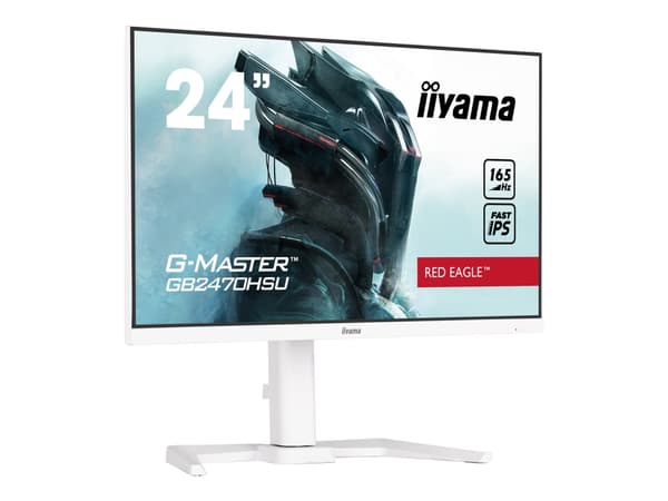 iiyama G-MASTER Red Eagle GB2470HSU-W5 - LED-skärm - 24" - 1920 x 1080 Full HD (1080p) @ 165 Hz - Fast IPS - 250 cd/m² - 1100:1 - 0.8 ms - HDMI, Disp
