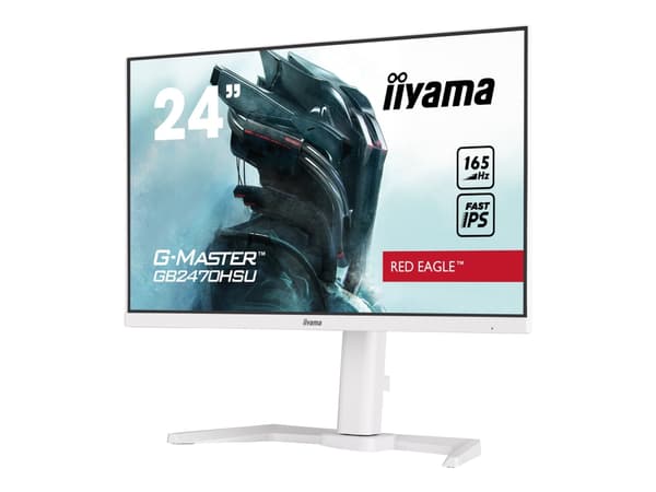 iiyama G-MASTER Red Eagle GB2470HSU-W5 - LED-skärm - 24" - 1920 x 1080 Full HD (1080p) @ 165 Hz - Fast IPS - 250 cd/m² - 1100:1 - 0.8 ms - HDMI, Disp Vit