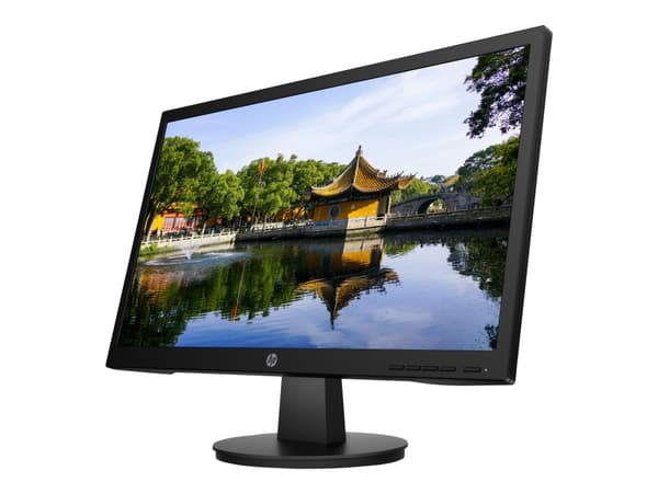 HP V22v G5 - LED-skjerm - 22" (21.45" synlig) - 1920 x 1080 Full HD (1080p) @ 75 Hz - VA - 200 cd/m² - 3000:1 - 5 ms - HDMI, VGA Sort