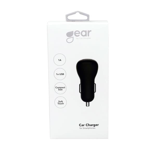 Gear Laddare 12/24V 1xUSB 1A Svart