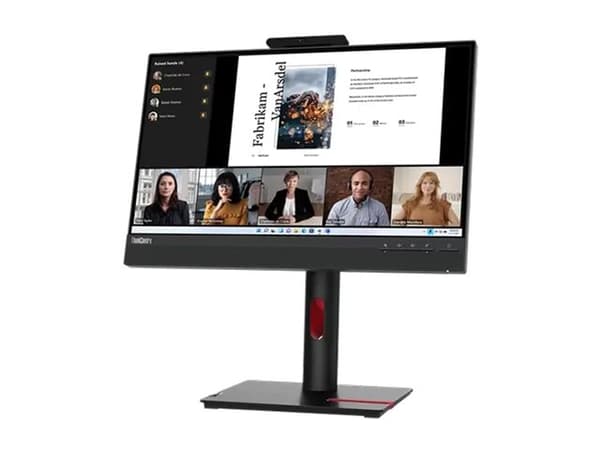 Lenovo ThinkCentre Tiny-In-One 22, 54,6 cm (21.5"), 1920 x 1080 pikseliä, Full HD, LED, 6 ms, Musta