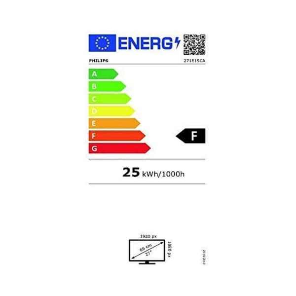Skærm Philips 271E1SCA/00 Full HD 27" 75 Hz HDMI