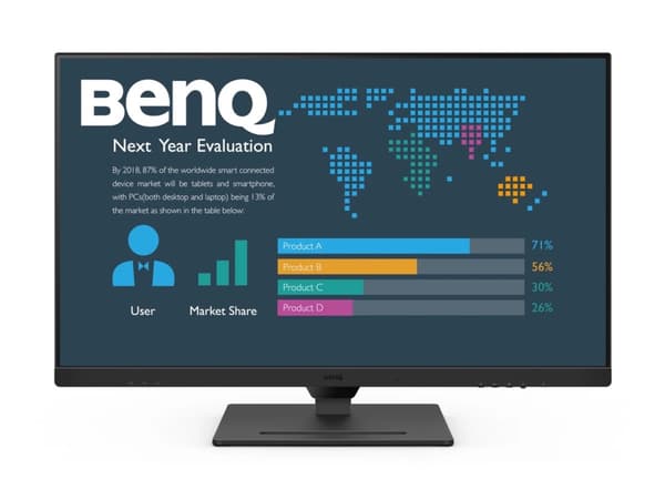 BenQ BL3290QT - BL Series - LED-skärm - 31.5" - 2560 x 1440 WQHD @ 75 Hz - IPS - 350 cd/m² - 1000:1 - 5 ms - HDMI, DisplayPort, USB-C - högtalare