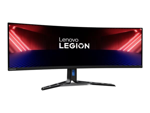 Lenovo Legion R45w-30 - LED-skärm - böjd - 45" (44.5" visbar) - 5120 x 1440 @ 165 Hz - VA - 500 cd/m² - 3000:1 - 1 ms - HDMI, DisplayPort, USB-C - hö