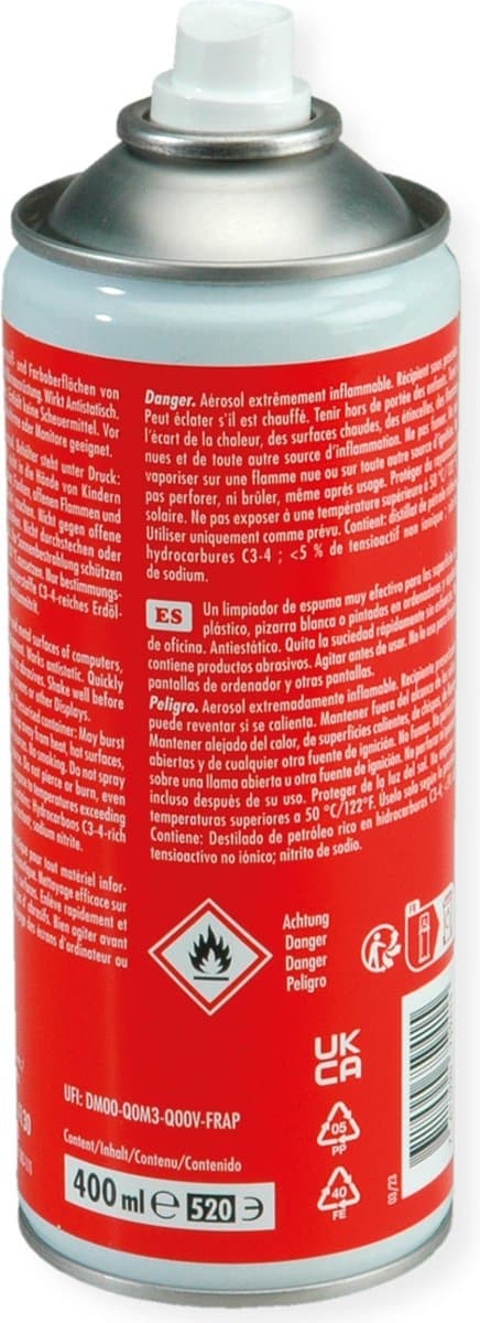 ROLINE antistatisk skumrens, 400 ml