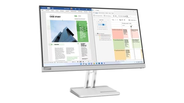 Lenovo 62,2 cm LED-skærm, 24,5", 16:9 billedformat, VA-panel, opløsning: 1920 x 1080, 75 Hz billede [Energiklasse E] (67ADKAC4EU)