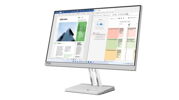 Lenovo 62,2 cm LED-skærm, 24,5", 16:9 billedformat, VA-panel, opløsning: 1920 x 1080, 75 Hz billede [Energiklasse E] (67ADKAC4EU)