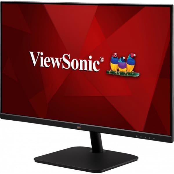 ViewSonic VA2432-MHD - LED-skærm - 61 cm (24") (23,8" synlig) - 1920 x 1080 Full HD (1080p) @ 75 Hz - IPS - 250 cd/m² - 1000:1 - 4 ms - HDMI , VGA, Di