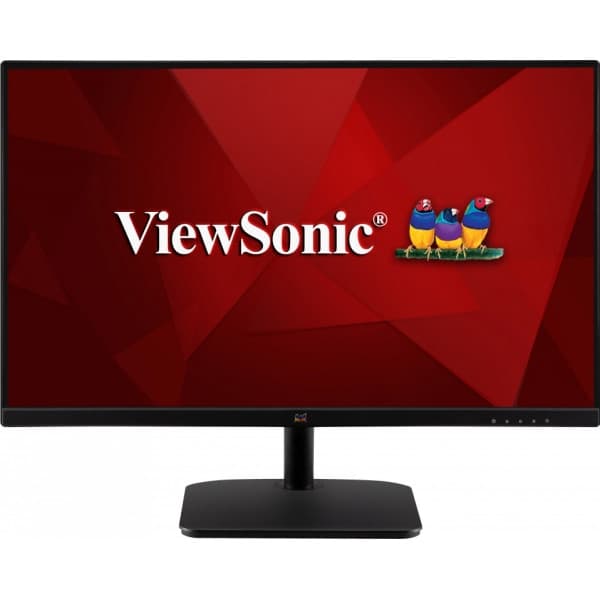 ViewSonic VA2432-MHD - LED-skærm - 61 cm (24") (23,8" synlig) - 1920 x 1080 Full HD (1080p) @ 75 Hz - IPS - 250 cd/m² - 1000:1 - 4 ms - HDMI , VGA, Di Sort