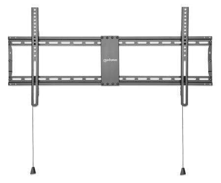 MANHATTAN Ultra-platt TV väggfäste, styvt För skärmar från 109,20 cm (43") till 254,00 cm (100") och upp till 70 kg, extra platt design, hopfällbar fö
