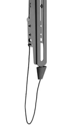 MANHATTAN Ultra-platt TV väggfäste, styvt För skärmar från 109,20 cm (43") till 254,00 cm (100") och upp till 70 kg, extra platt design, hopfällbar fö